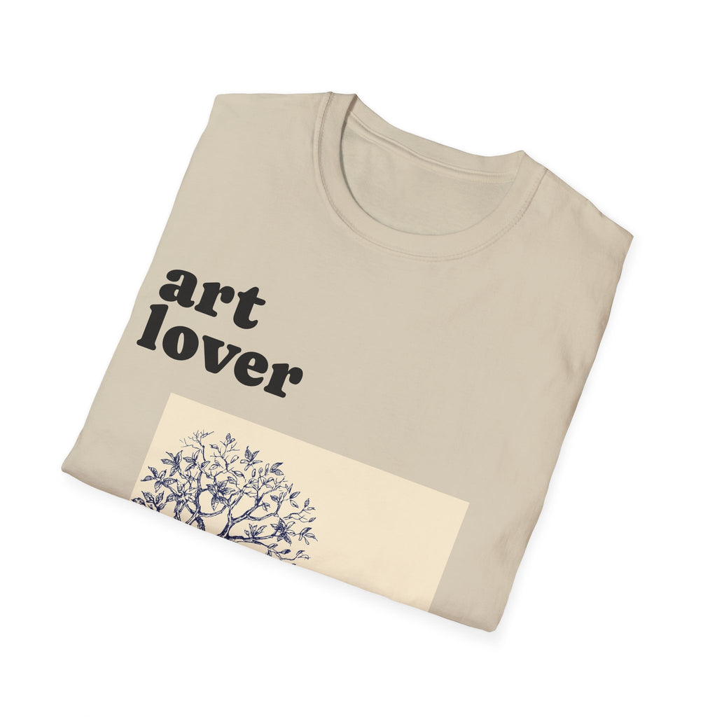 Art Lover T-Shirt — Vintage Seascape Tree Graphic Tee