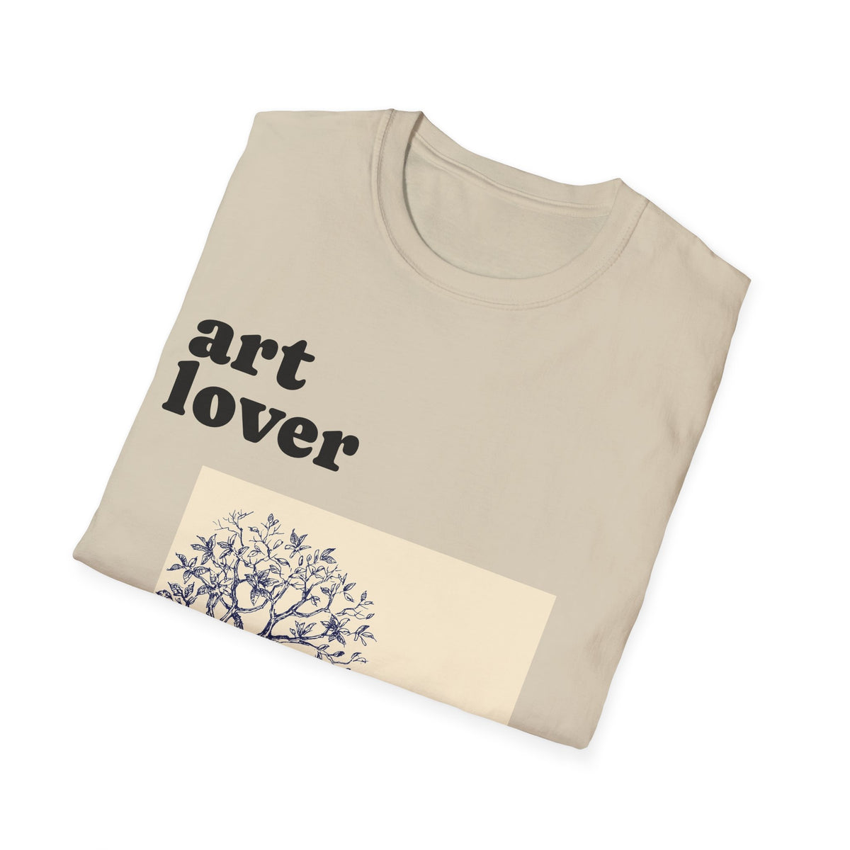 Art Lover T-Shirt — Vintage Seascape Tree Graphic Tee