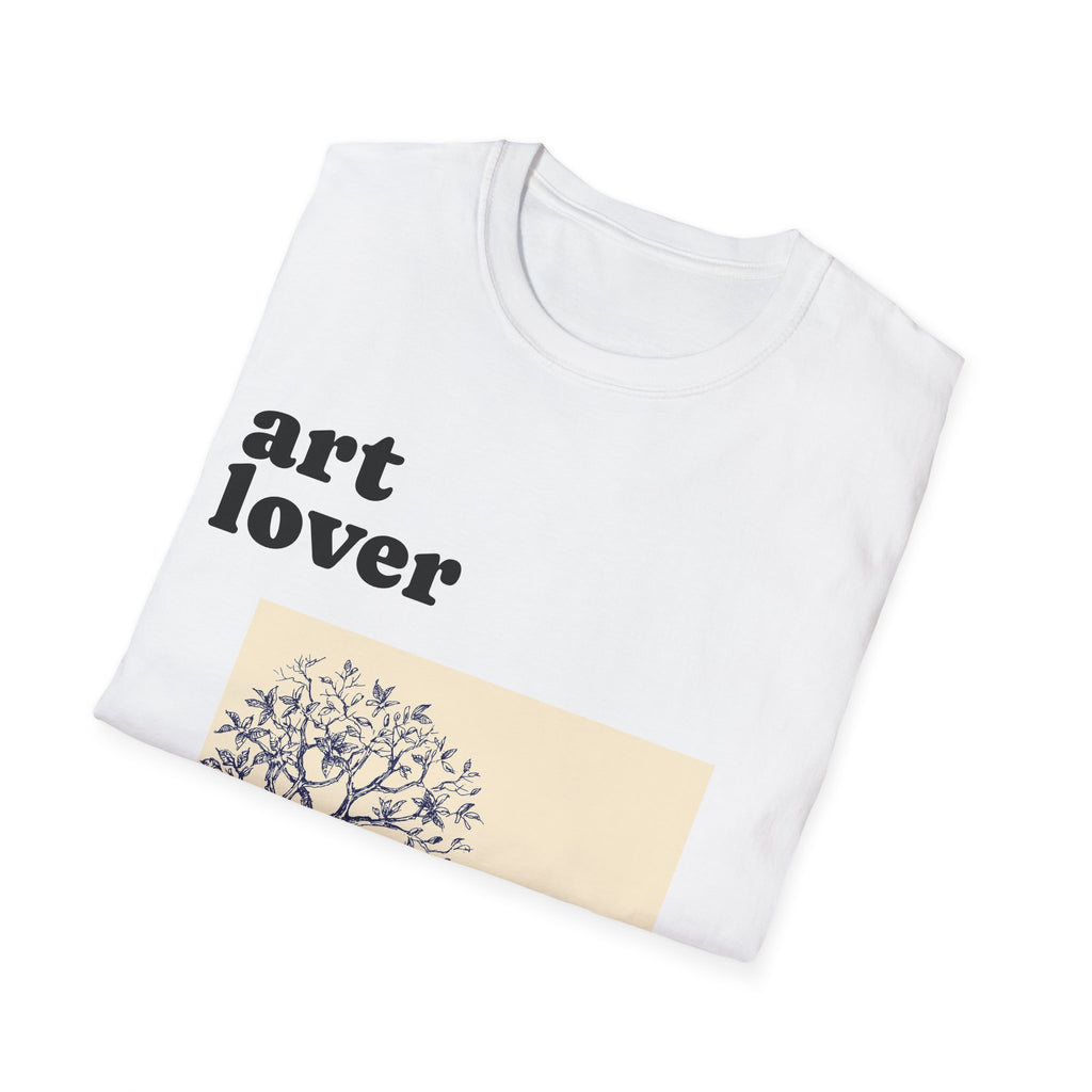 Art Lover T-Shirt — Vintage Seascape Tree Graphic Tee