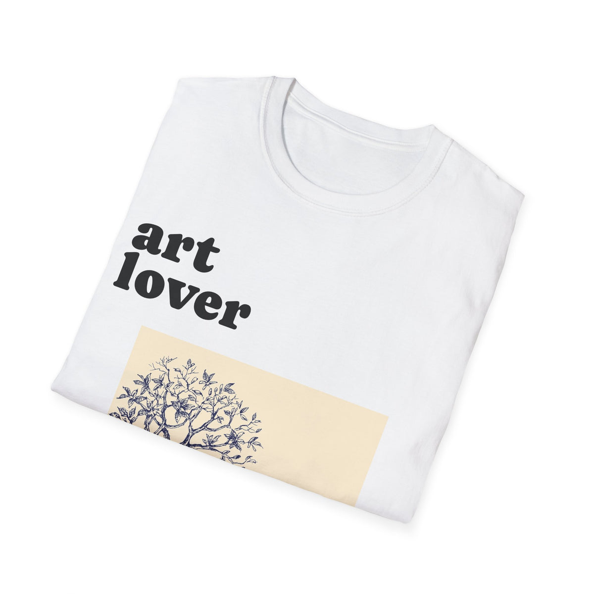 Art Lover T-Shirt — Vintage Seascape Tree Graphic Tee