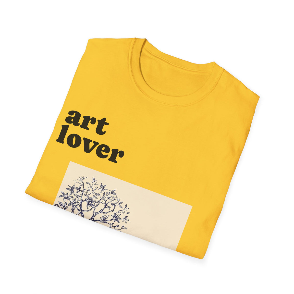 Art Lover T-Shirt — Vintage Seascape Tree Graphic Tee