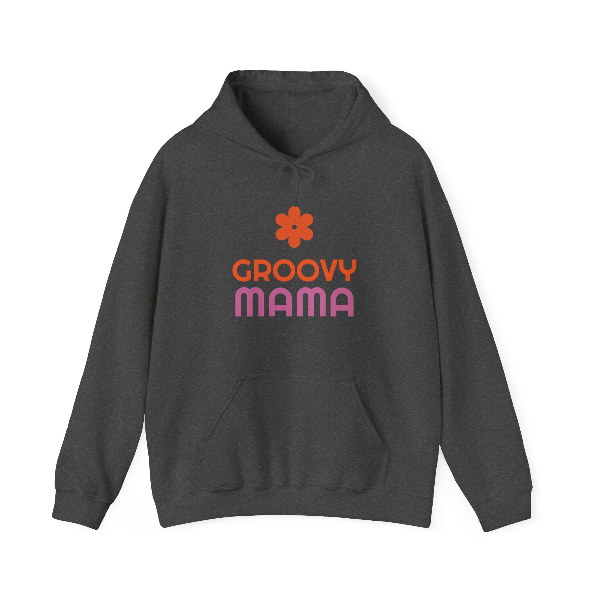 Groovy Mama Hoodie — Cozy Retro Flower Mom Sweatshirt
