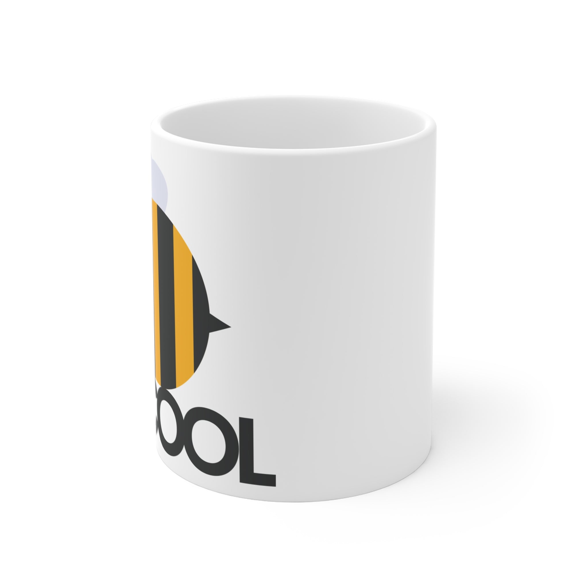 Bee Cool Mug — Cute Yellow Bee 11oz Coffee Cup
