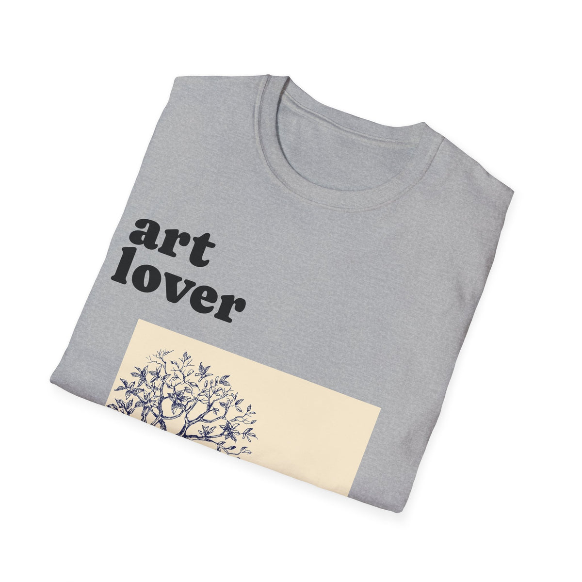 Art Lover T-Shirt — Vintage Seascape Tree Graphic Tee