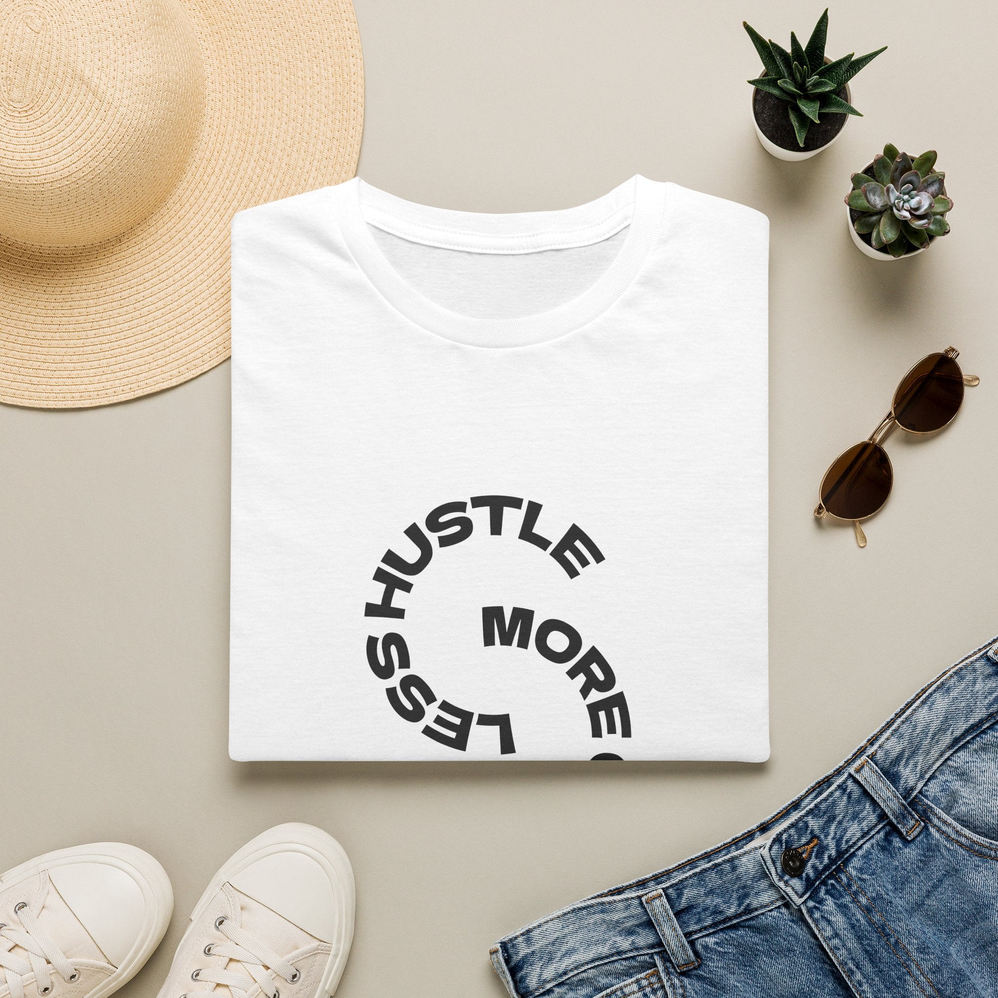 T‑Shirt — “More Coffee” Circular Graphic Motivational Tee