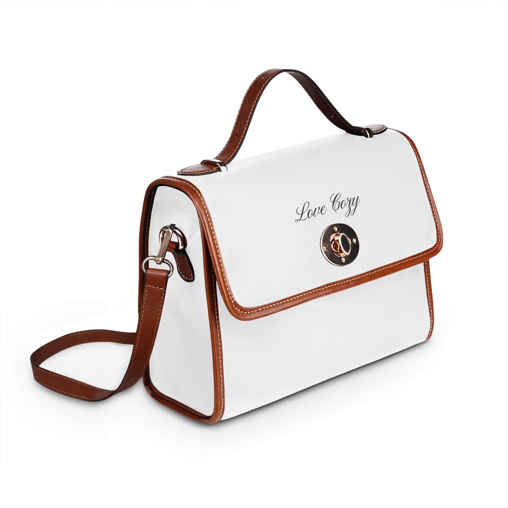 Love Cozy High-Quality Luxury Handbag – Elegant White Top-Handle Handbag