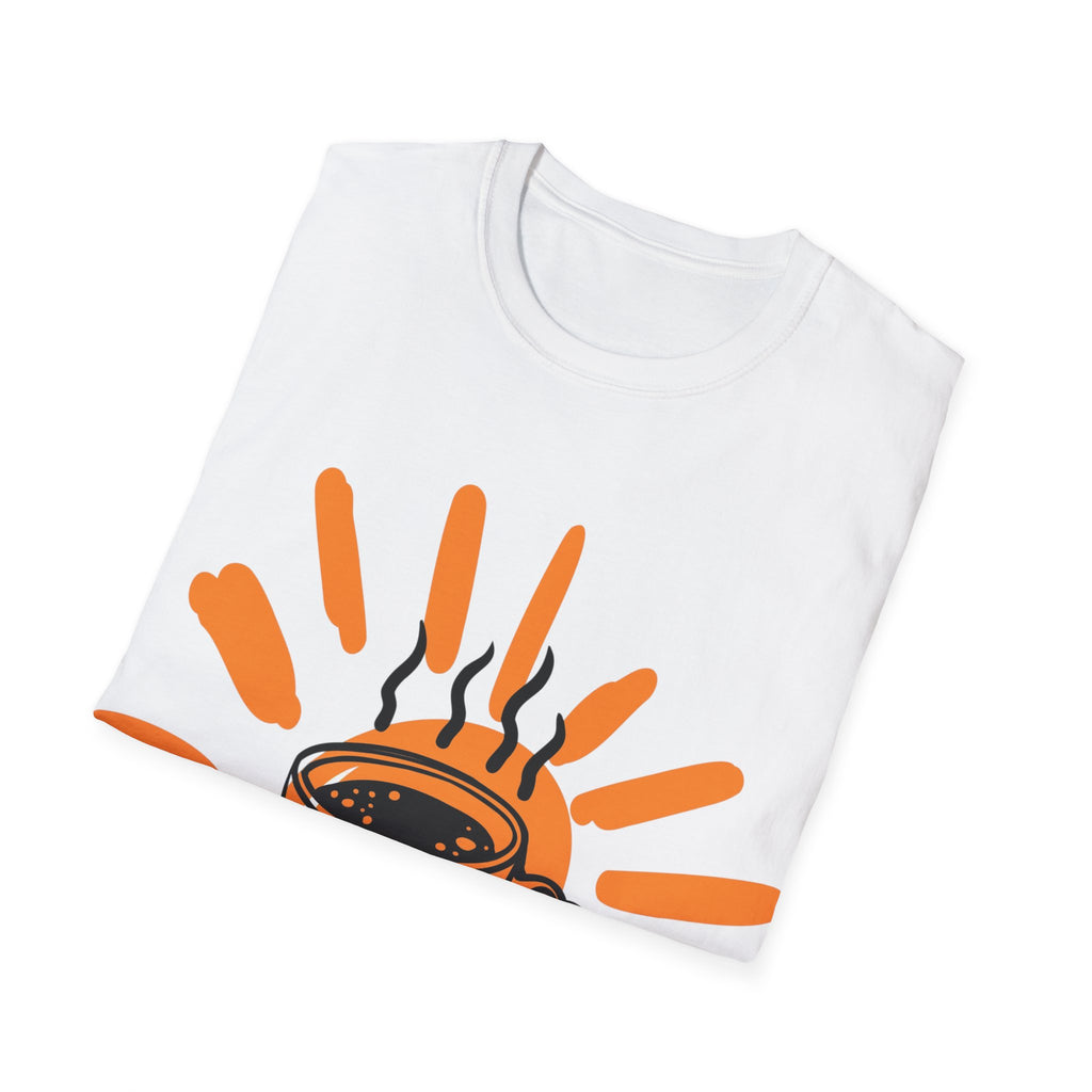 Coffee Sunrise T-Shirt — Hand Drawn Coffee Design