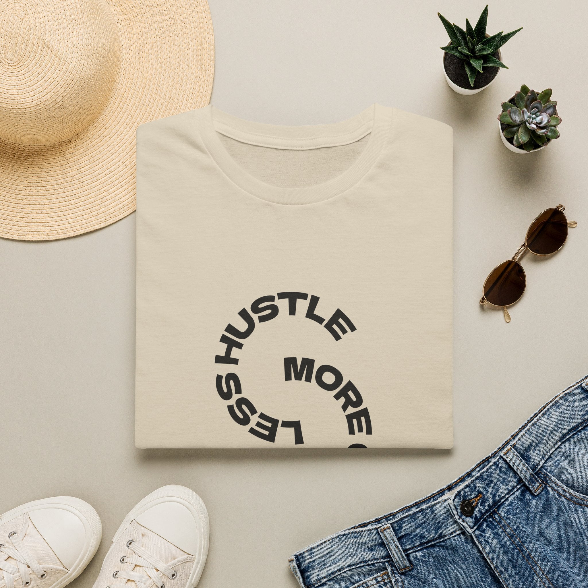 T‑Shirt — “More Coffee” Circular Graphic Motivational Tee