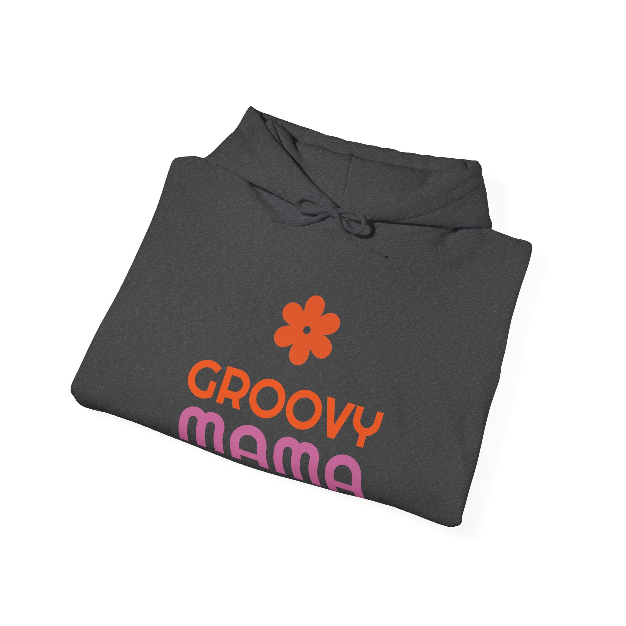 Groovy Mama Hoodie — Cozy Retro Flower Mom Sweatshirt