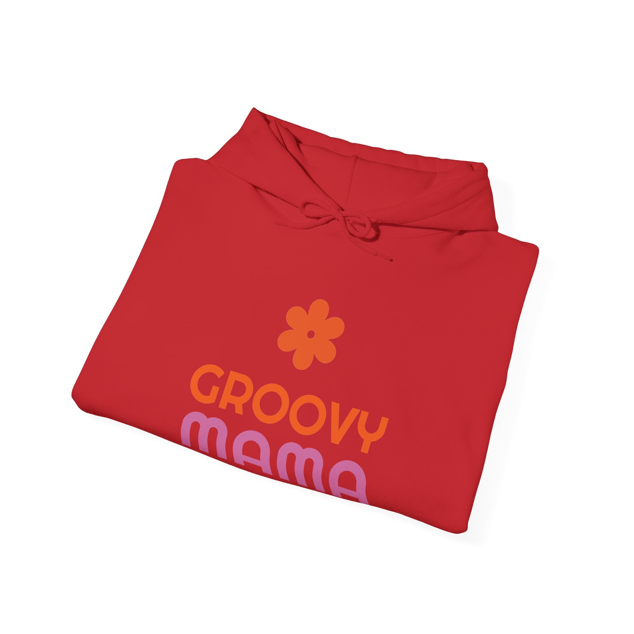 Groovy Mama Hoodie — Cozy Retro Flower Mom Sweatshirt