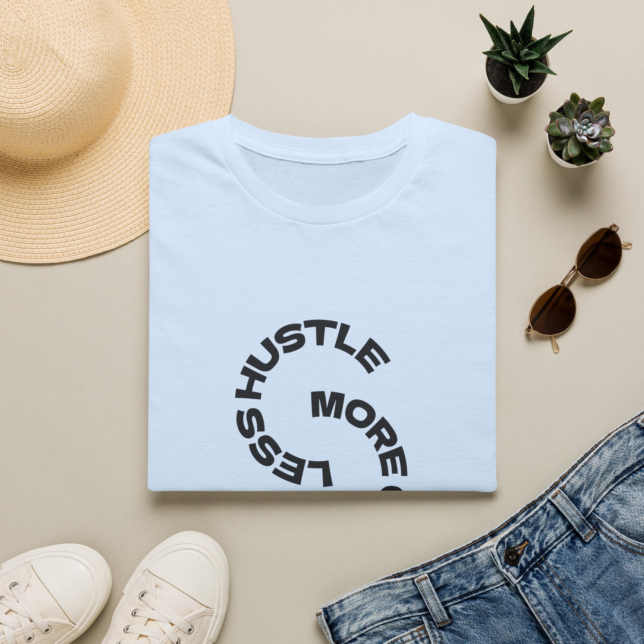T‑Shirt — “More Coffee” Circular Graphic Motivational Tee