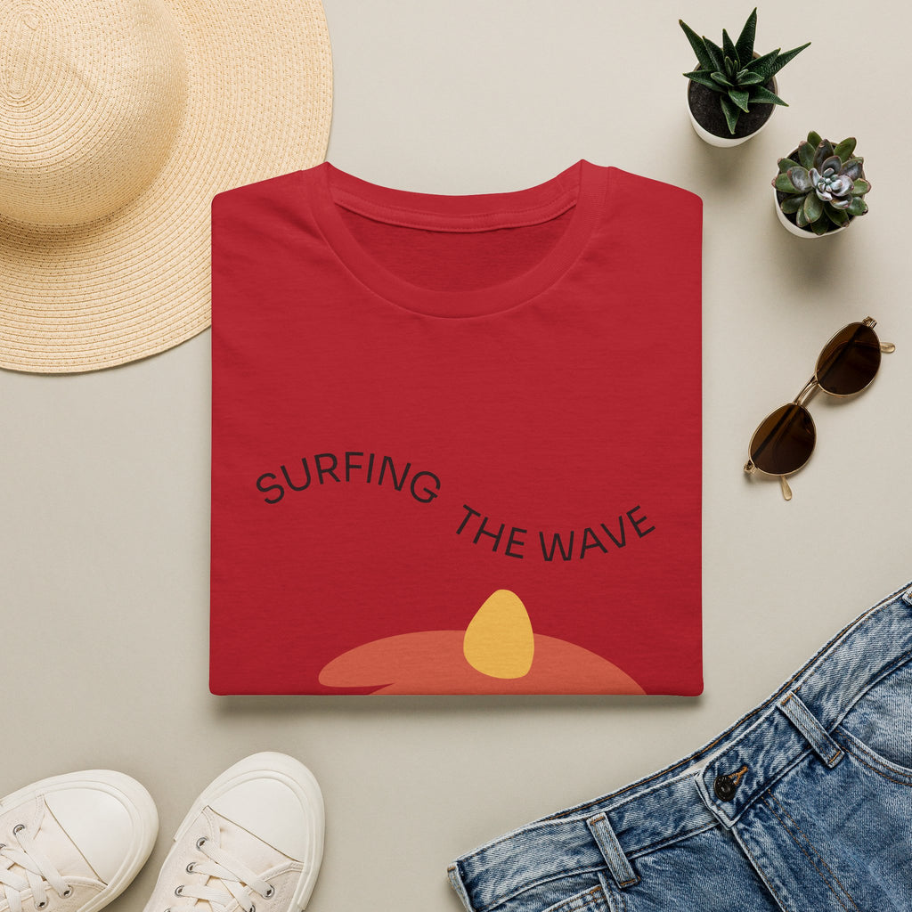 Surfing The Wave Floral T‑Shirt — Retro Daisy Graphic Tee