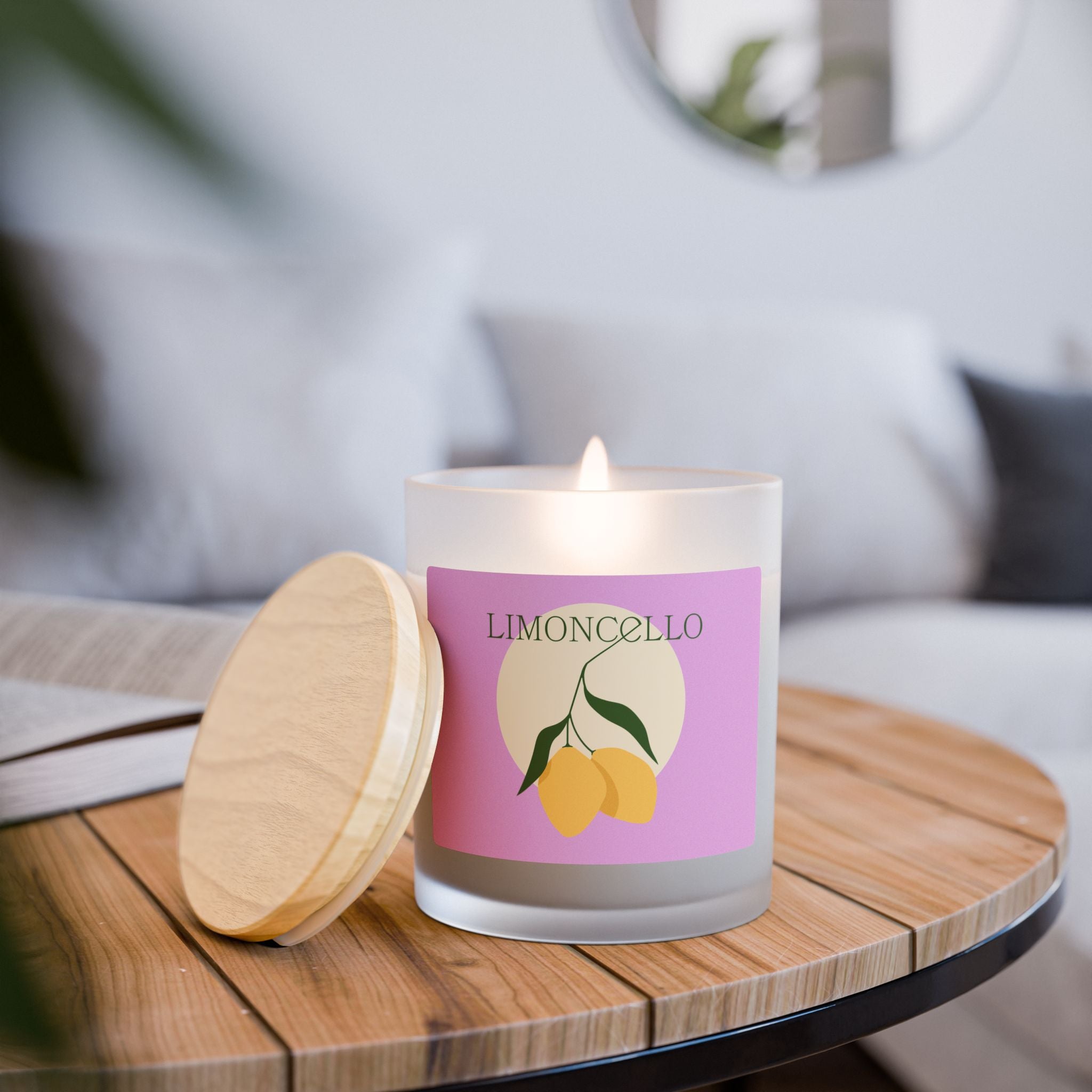 Cozy Scented Candle — 11oz Frosted Glass Jar