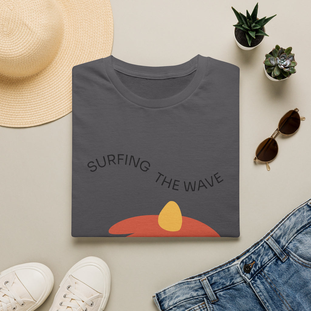 Surfing The Wave Floral T‑Shirt — Retro Daisy Graphic Tee