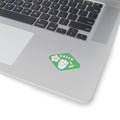 Think Green Floral Sticker — Eco-Friendly Vinyl Sticker