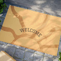 Welcome Sun Doormat — Sunny Welcome Coir Entryway Rug