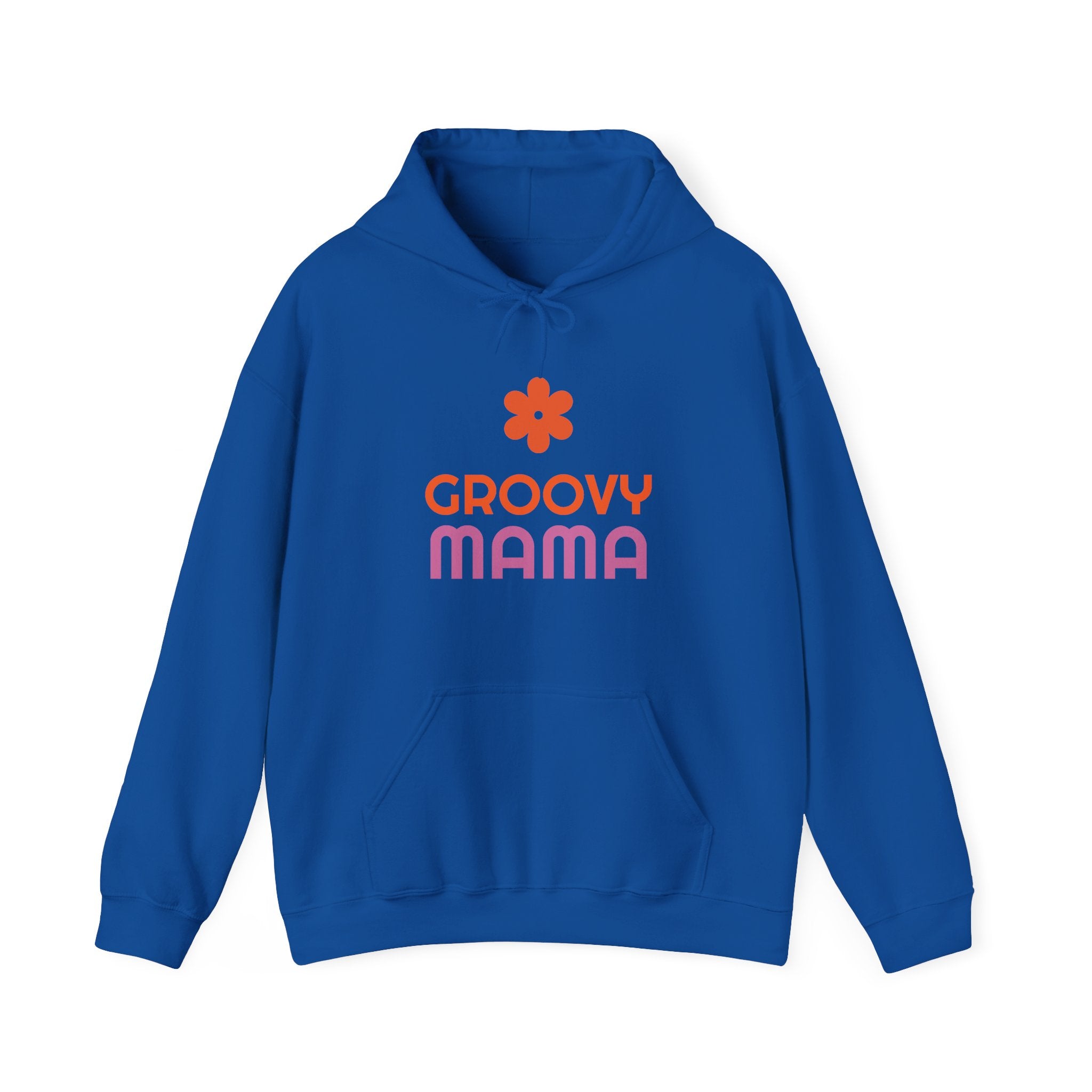 Groovy Mama Hoodie — Cozy Retro Flower Mom Sweatshirt