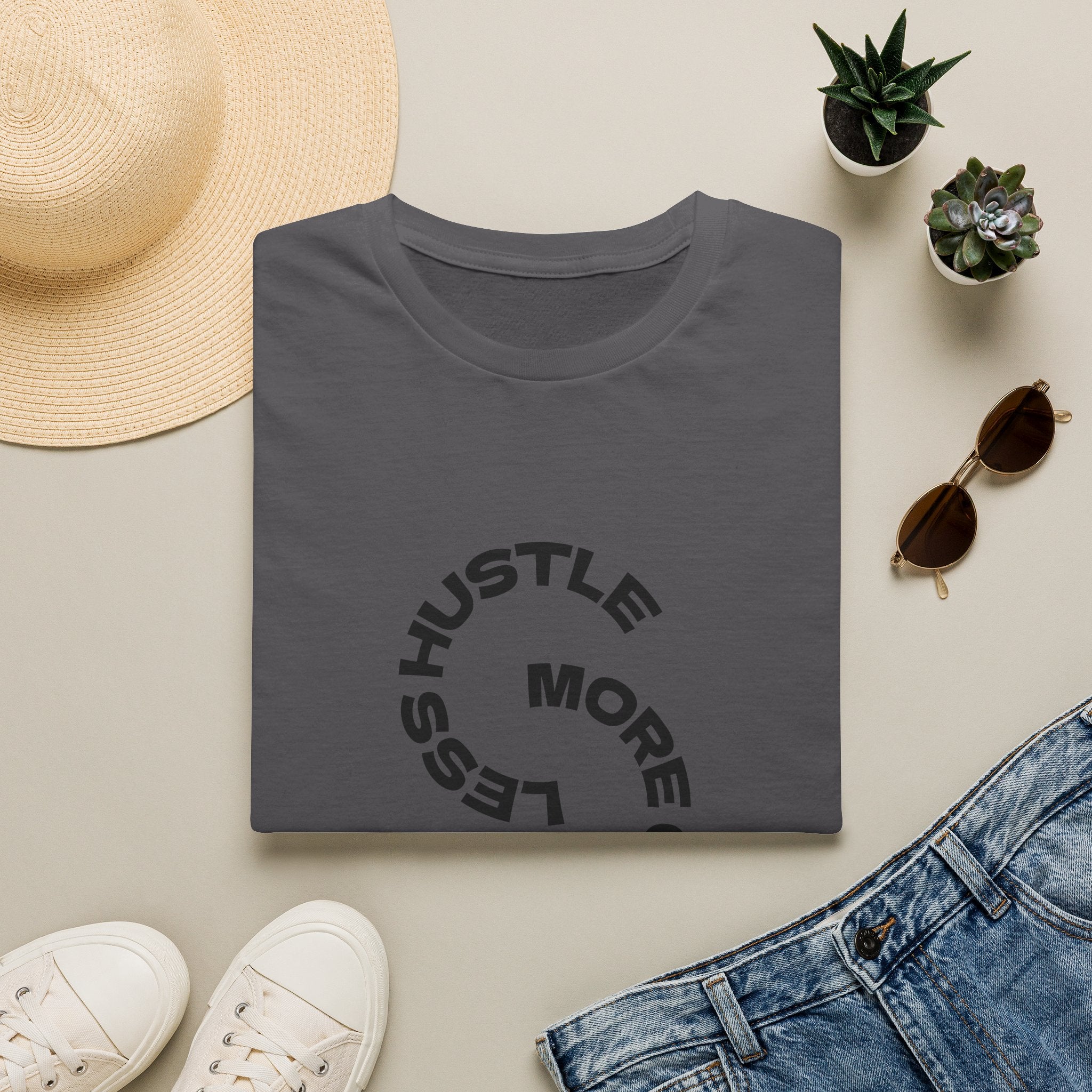 T‑Shirt — “More Coffee” Circular Graphic Motivational Tee