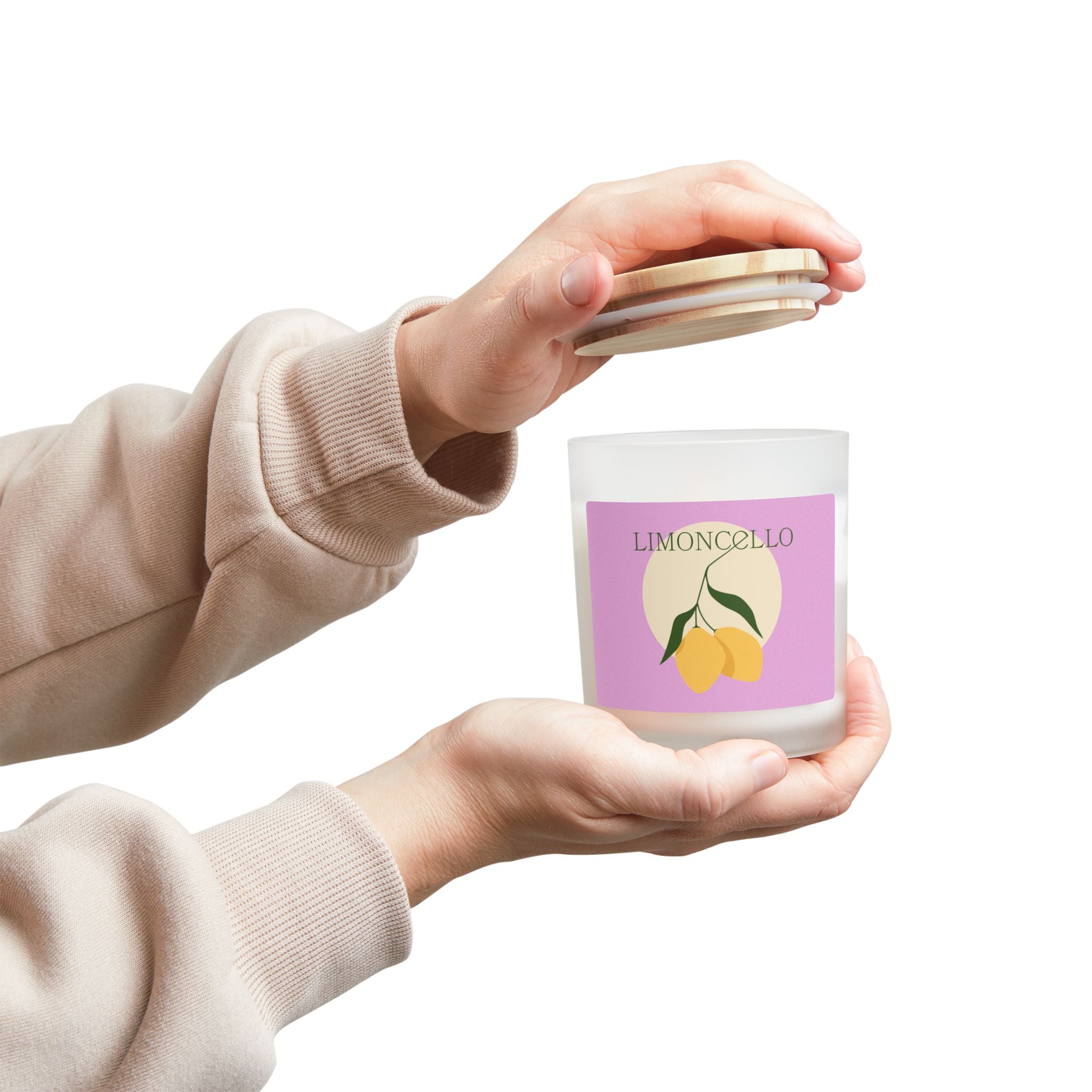Cozy Scented Candle — 11oz Frosted Glass Jar