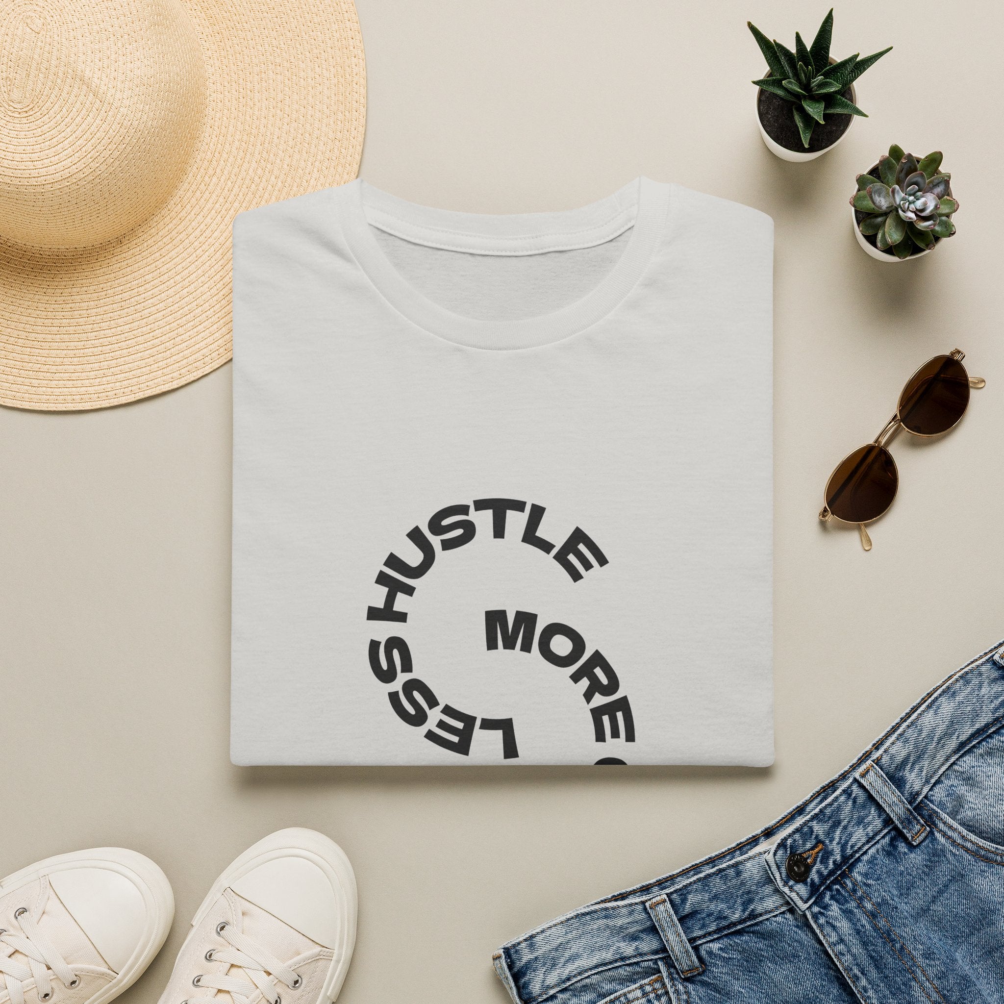 T‑Shirt — “More Coffee” Circular Graphic Motivational Tee