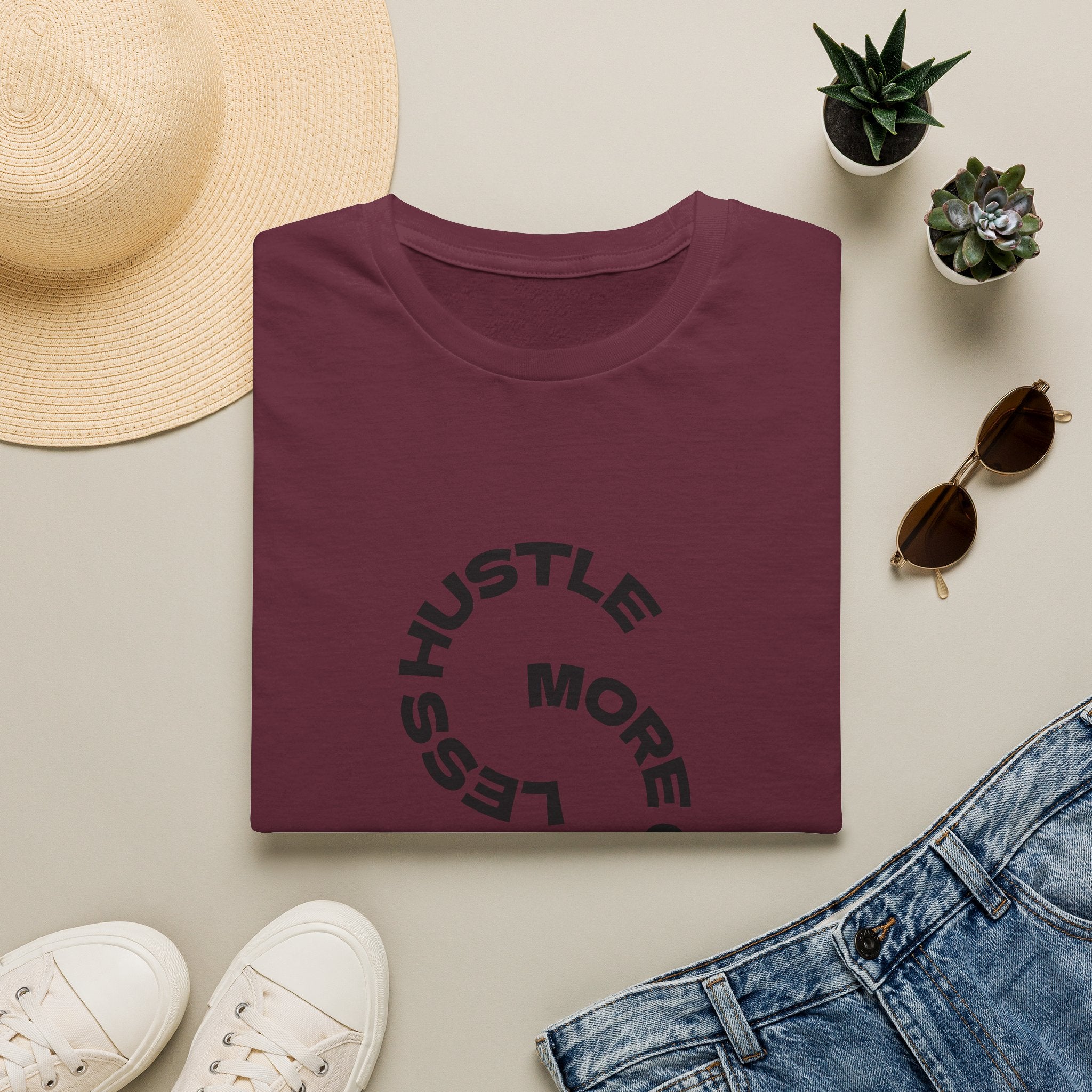 T‑Shirt — “More Coffee” Circular Graphic Motivational Tee