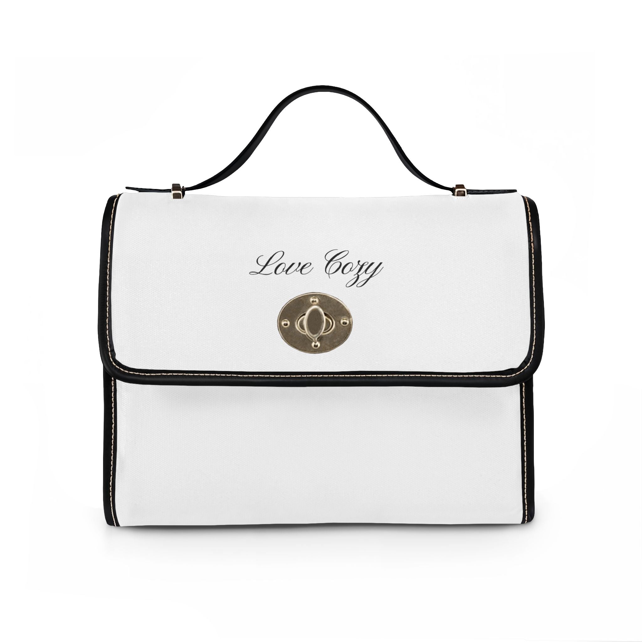 Love Cozy High-Quality Luxury Handbag – Elegant White Top-Handle Handbag