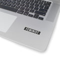 Feminist Sticker — Bold Black Feminism Decal for Laptops & Water Bottles