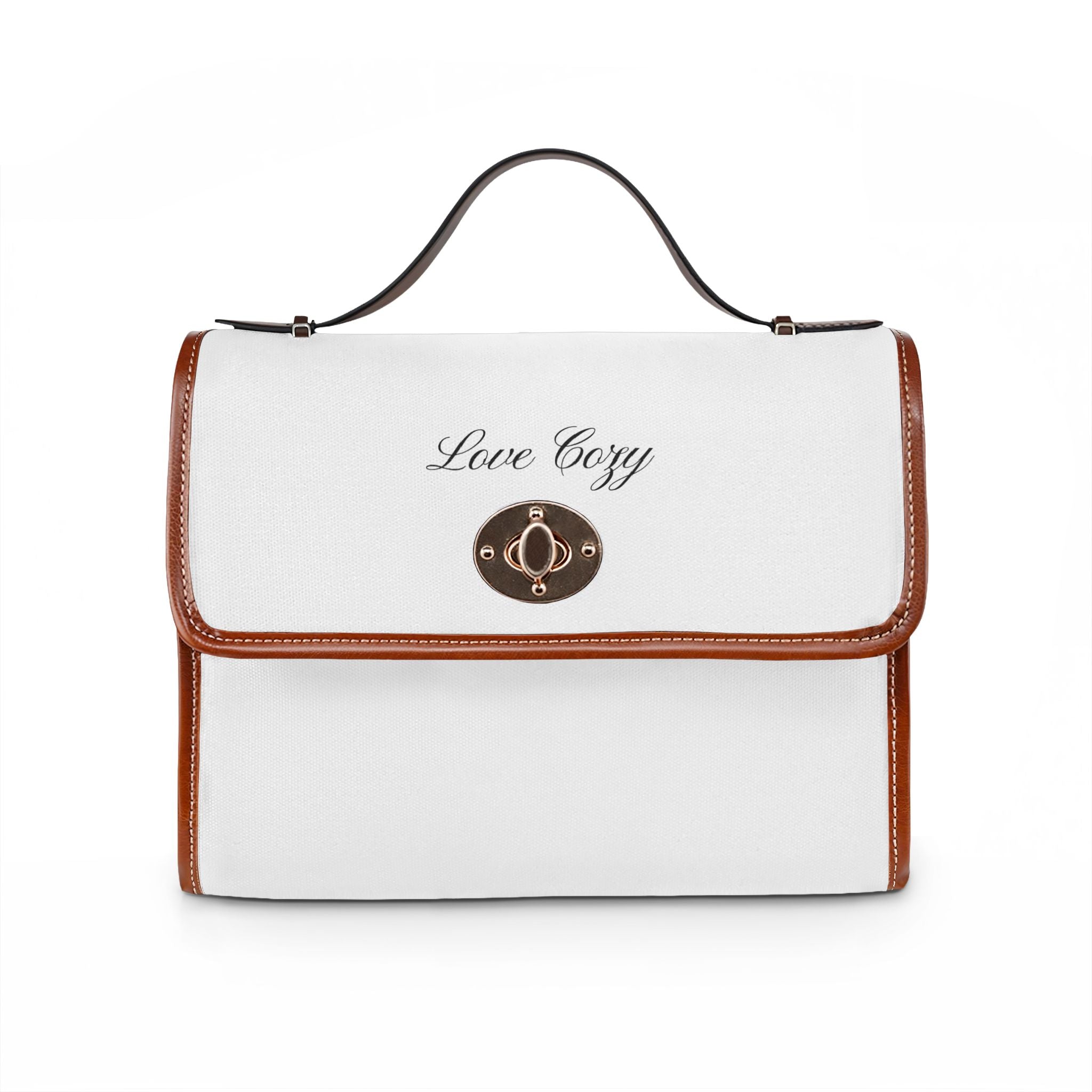 Love Cozy High-Quality Luxury Handbag – Elegant White Top-Handle Handbag