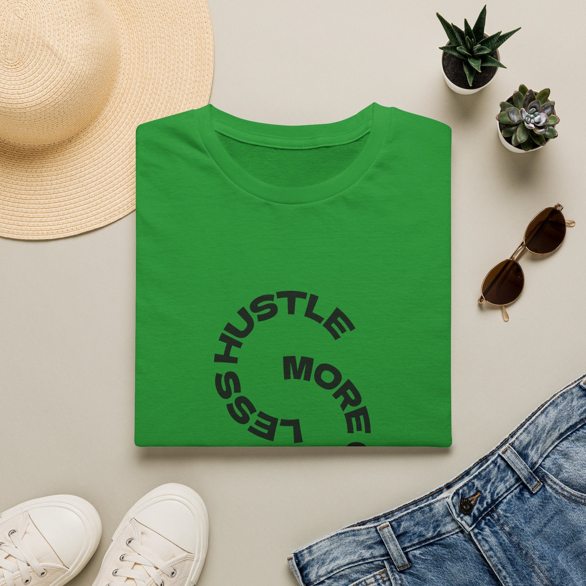 T‑Shirt — “More Coffee” Circular Graphic Motivational Tee