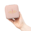 Compact Moth Jewelry Travel Case — Pink Portable Ring & Earring Organizer