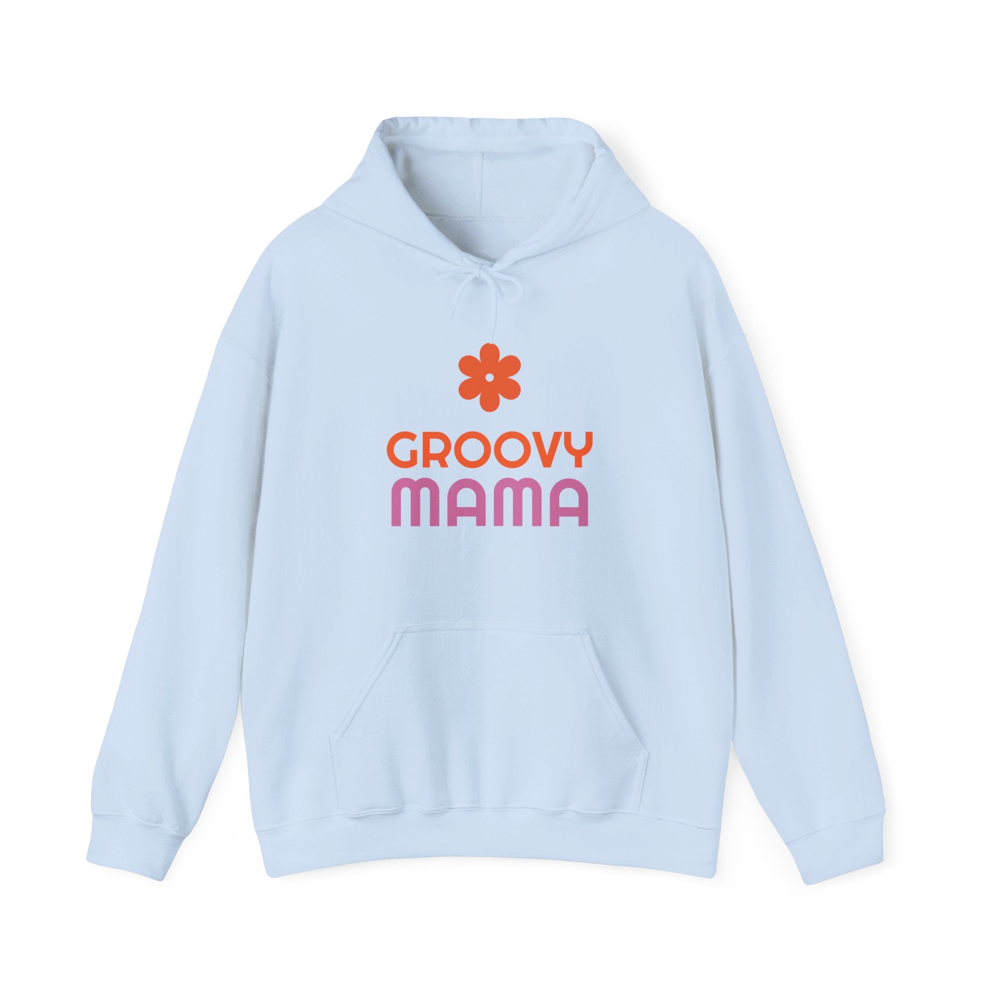 Groovy Mama Hoodie — Cozy Retro Flower Mom Sweatshirt