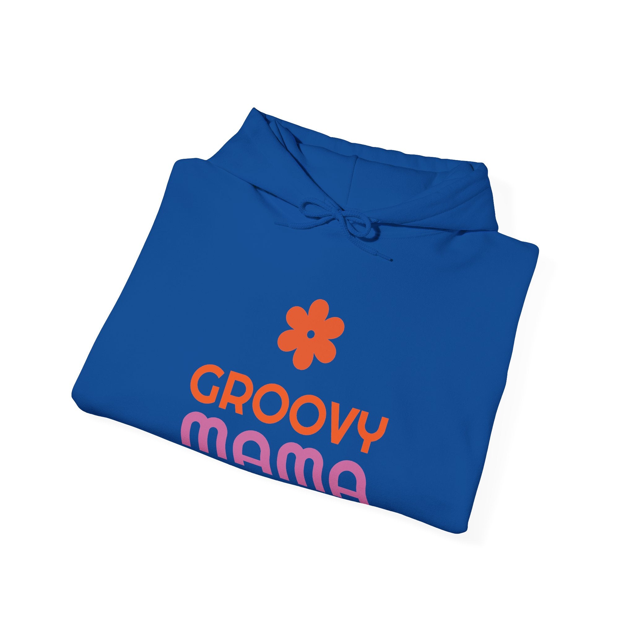 Groovy Mama Hoodie — Cozy Retro Flower Mom Sweatshirt
