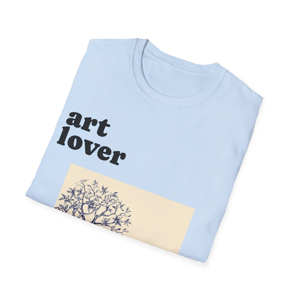 Art Lover T-Shirt — Vintage Seascape Tree Graphic Tee