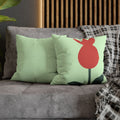 Tulip Silhouette Square Pillowcase