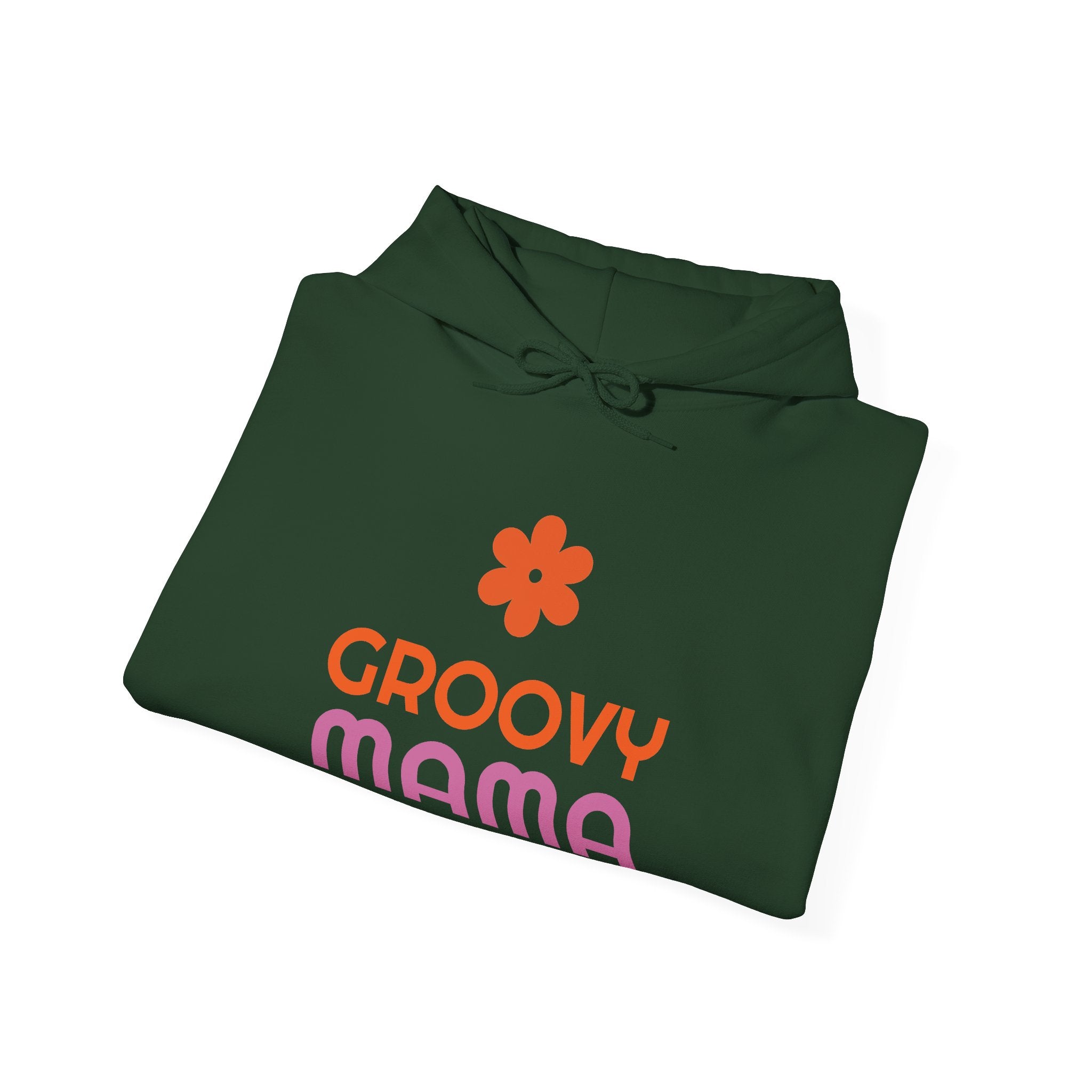 Groovy Mama Hoodie — Cozy Retro Flower Mom Sweatshirt