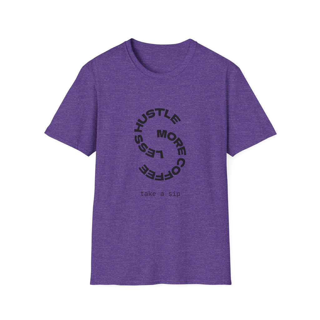 T‑Shirt — “More Coffee” Circular Graphic Motivational Tee