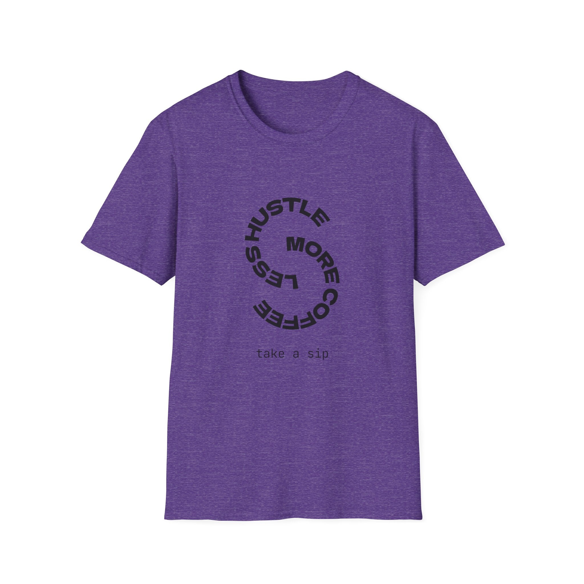 T‑Shirt — “More Coffee” Circular Graphic Motivational Tee